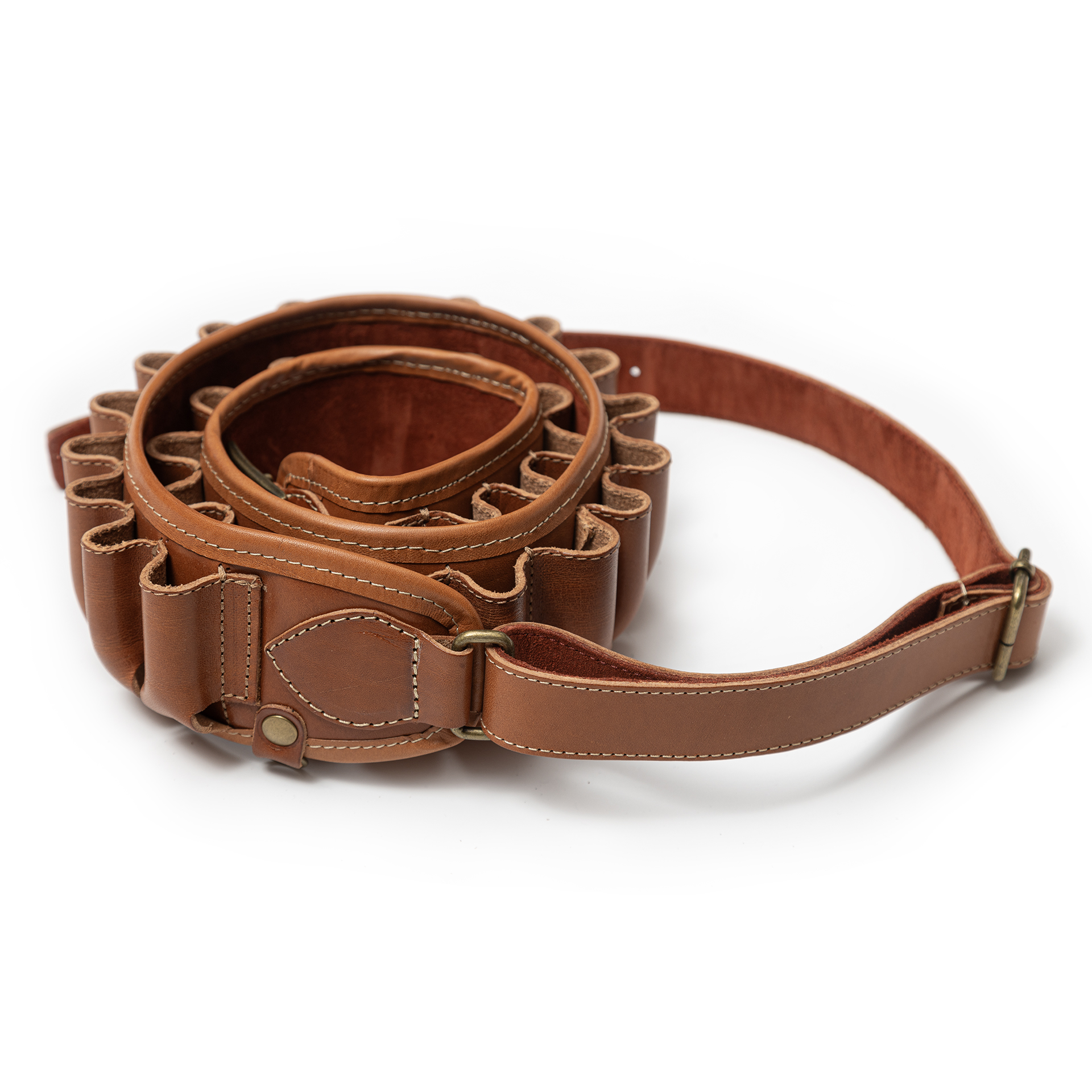 Cartridge belt in genuine Italian leather – 32350-12